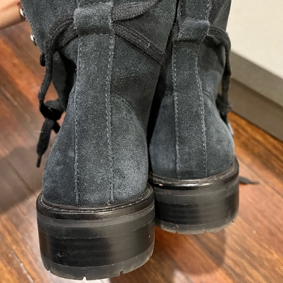 Allsaints Donita suede combat boots - Picture 4 of 6